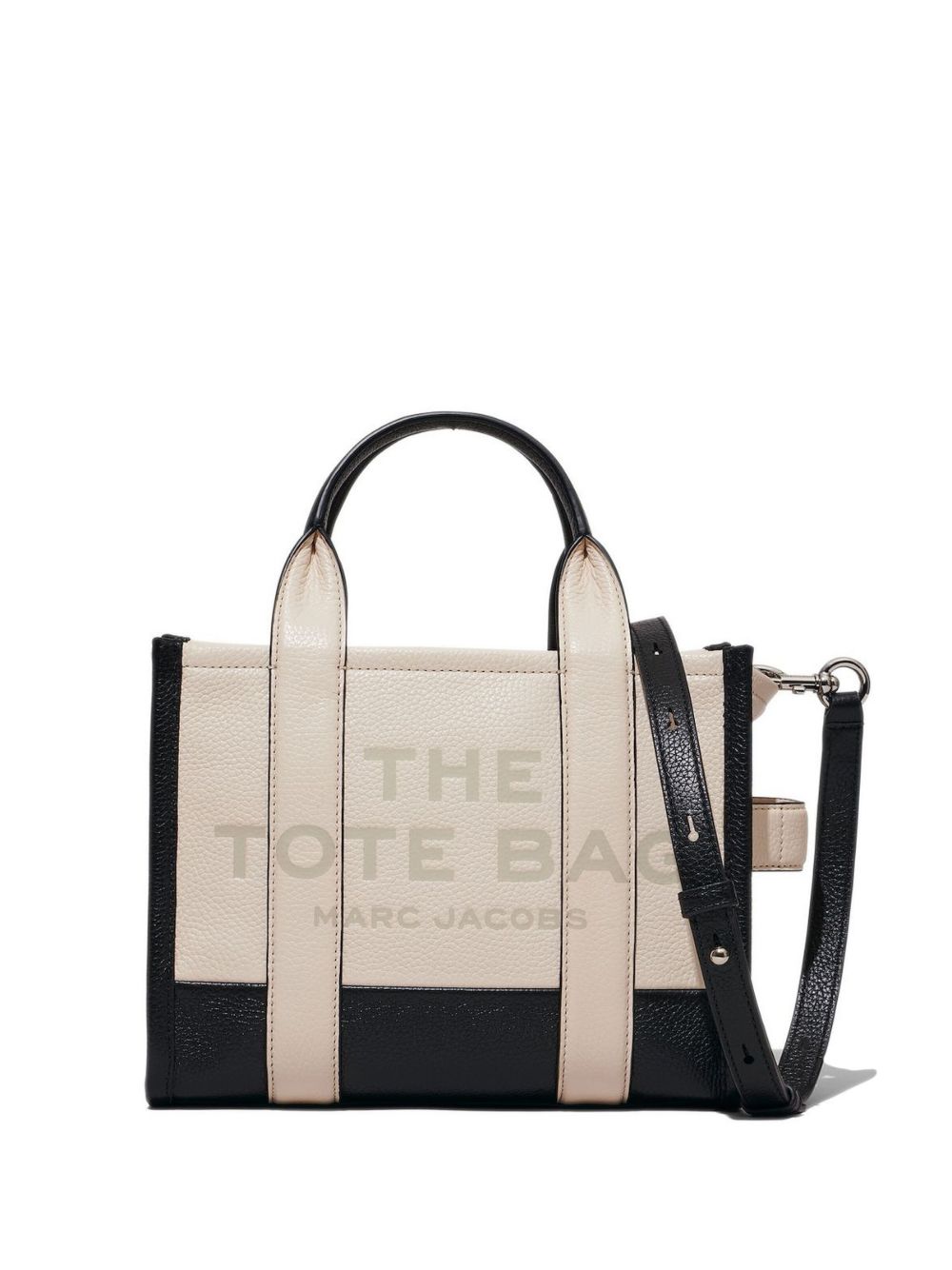 MARC JACOBS Leather Handles Shoulder Strap with Adjustable Design