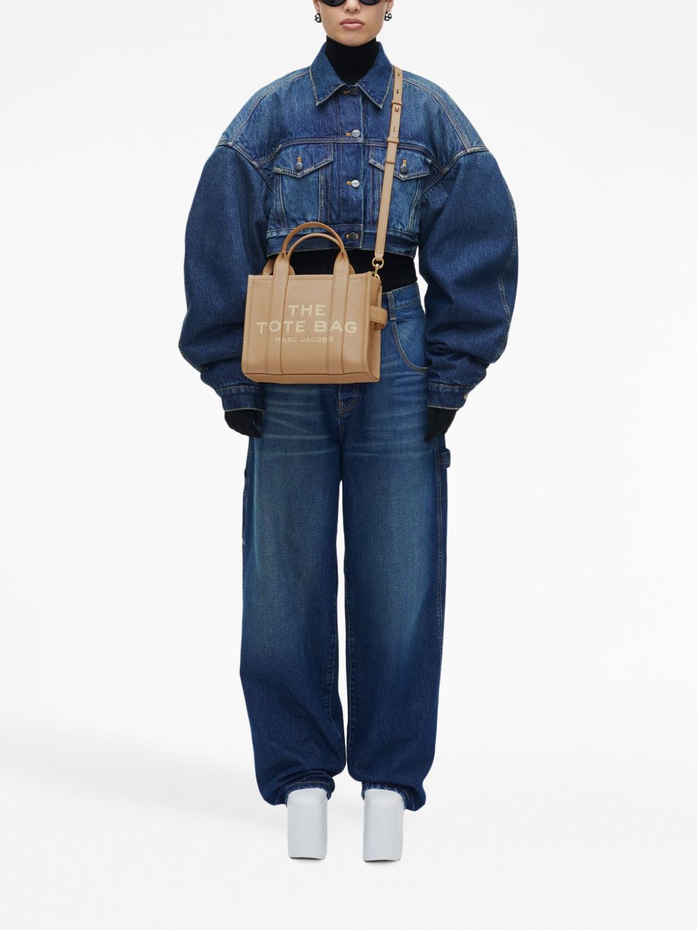 MARC JACOBS The Leather Small Tote Handbag