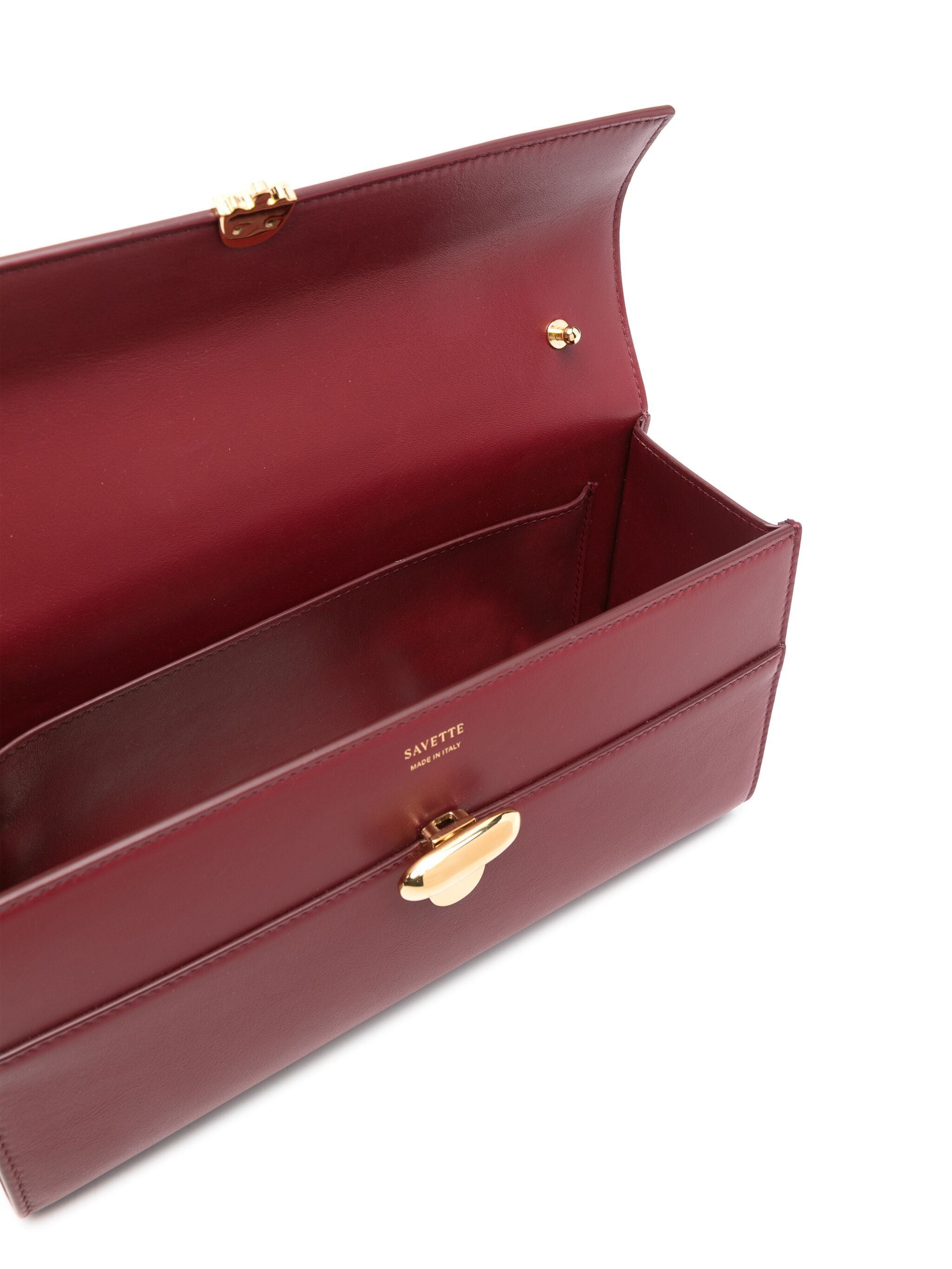 SAVETTE Mini Smooth Leather Handbag 26"