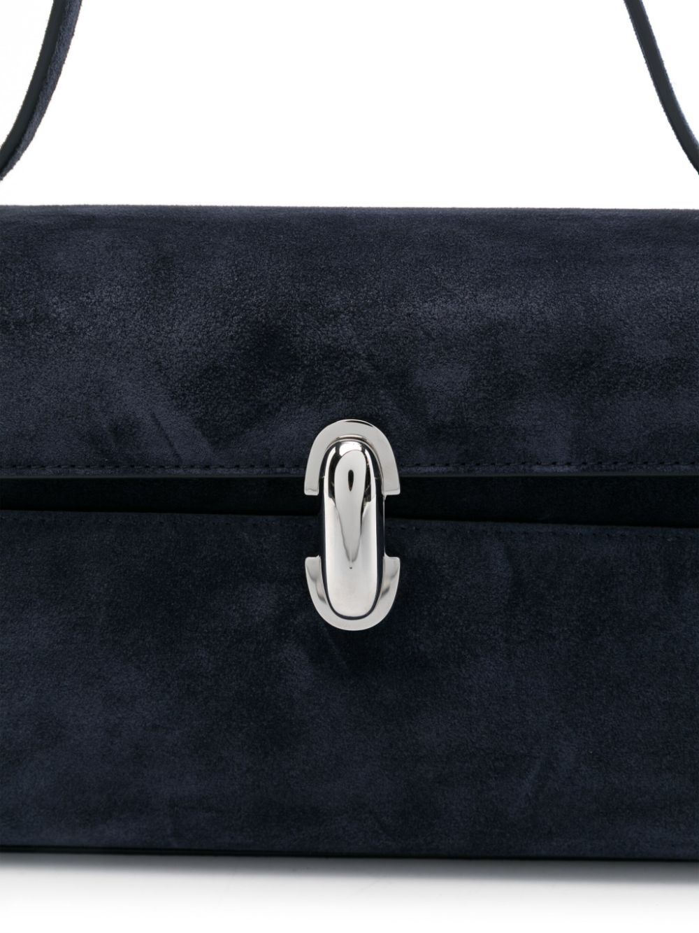 SAVETTE Mini Symmetry Suede Handbag 26"