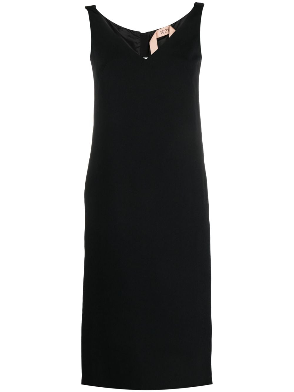 N21 V Neck Pencil Midi Dress
