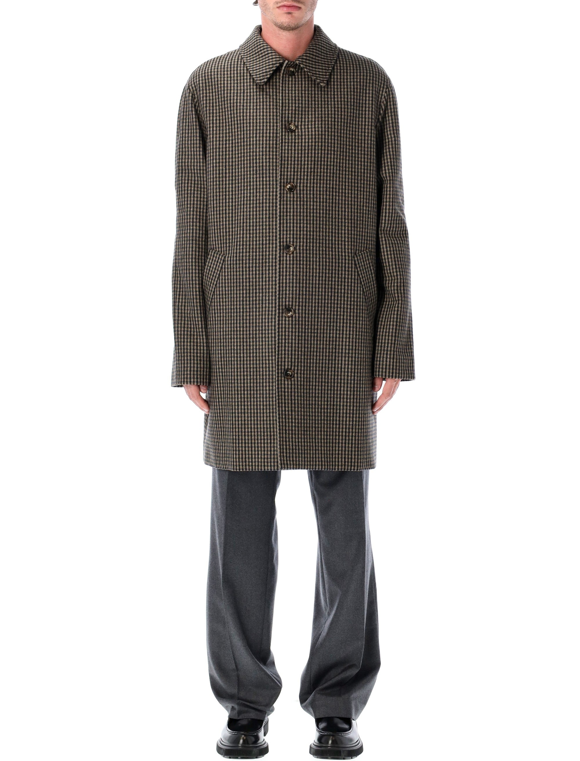 A.P.C. Prince of Wales Wool Jacket - Size L