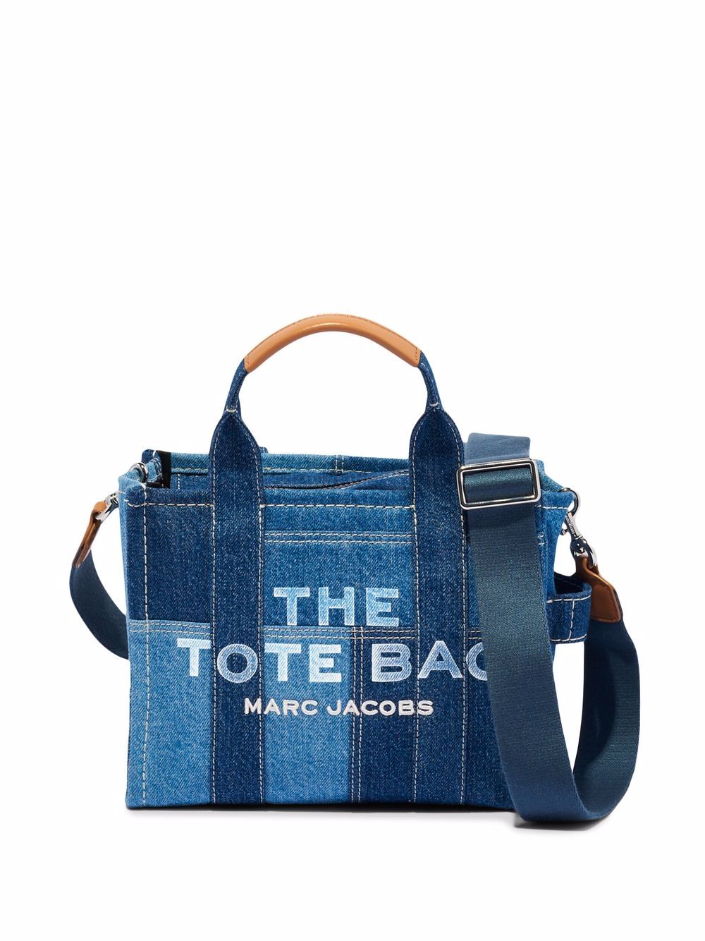 MARC JACOBS Denim Small Tote Handbag