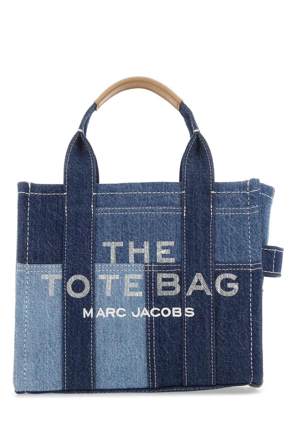 MARC JACOBS Mini Denim Patchwork Tote Handbag