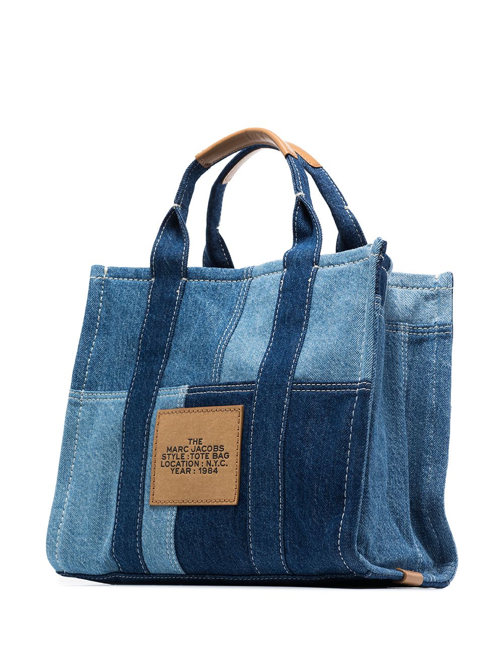 MARC JACOBS Medium Denim Tote Handbag
