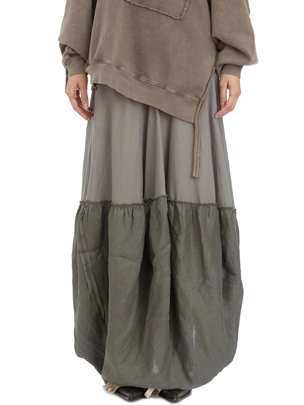 OTTOLINGER Cargo Mini Skirt with Layered Design (Size S)