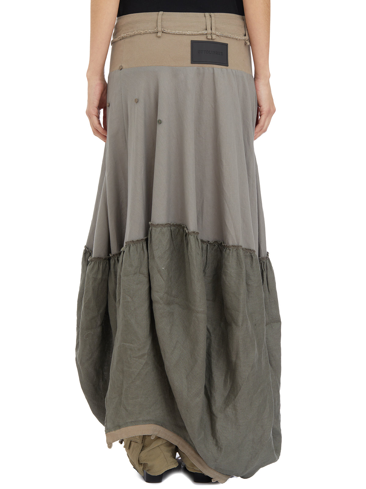 OTTOLINGER Cargo Mini Skirt with Layered Design (Size S)