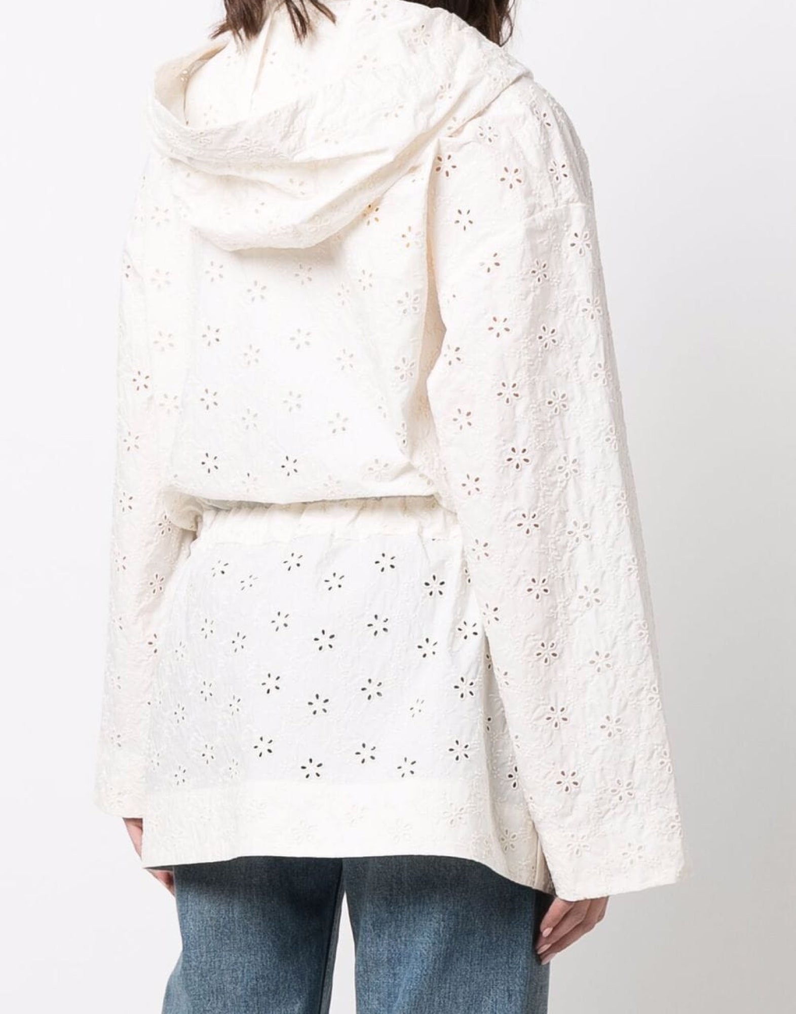 MONCLER Mini Broderie Anglaise Cape for Women
