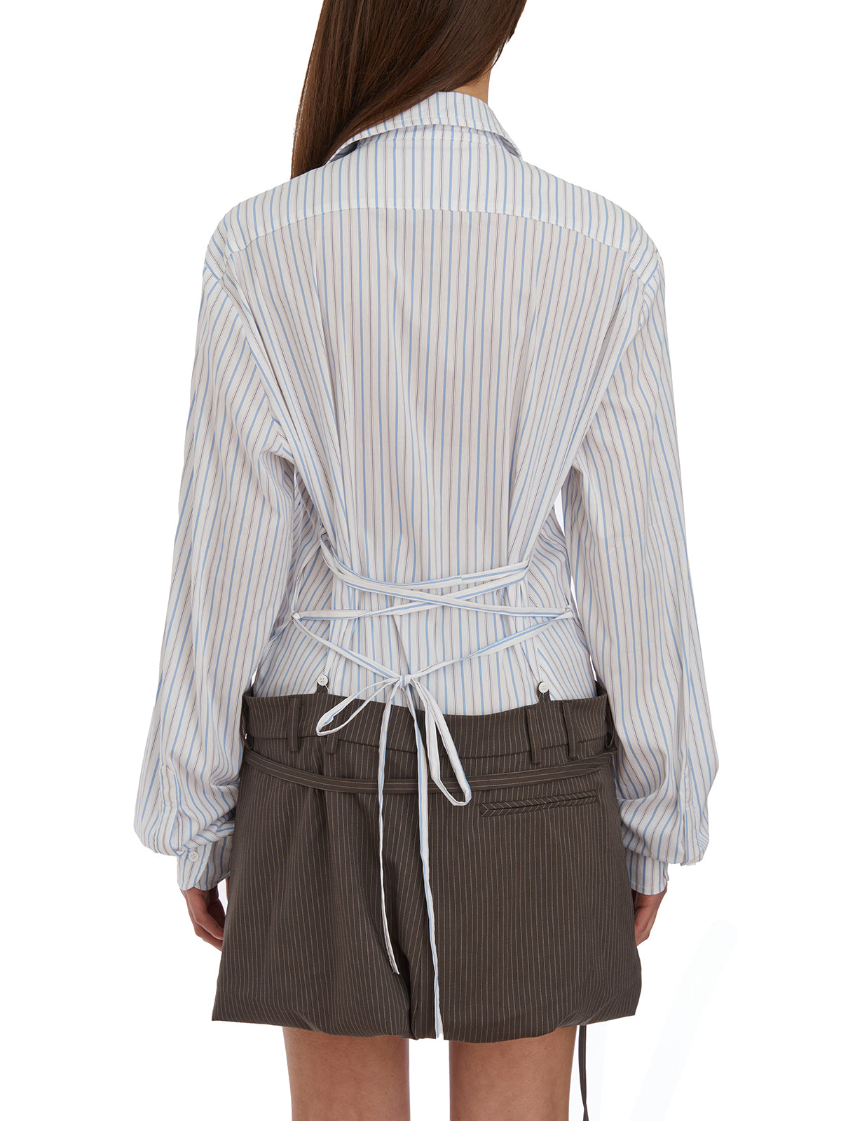 OTTOLINGER Adjustable Waist Mini Suit Shirt for Women