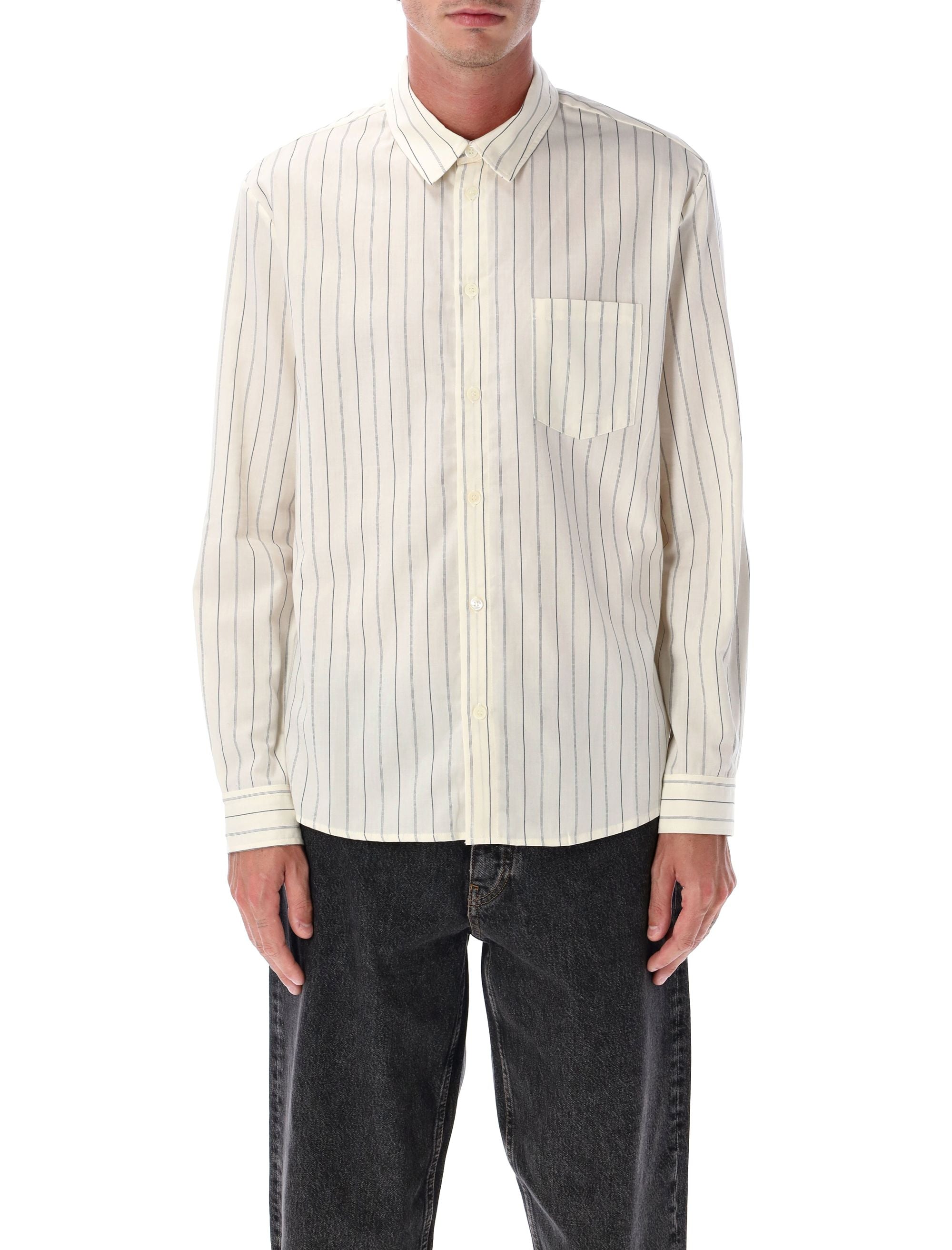 A.P.C. Clément Cotton-Wool Shirt - Men's Large