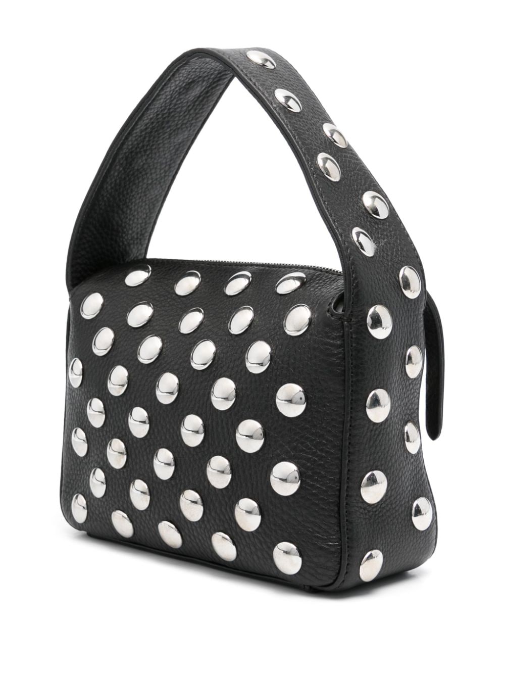 KHAITE Mini Leather Handbag with Stud Embellishments