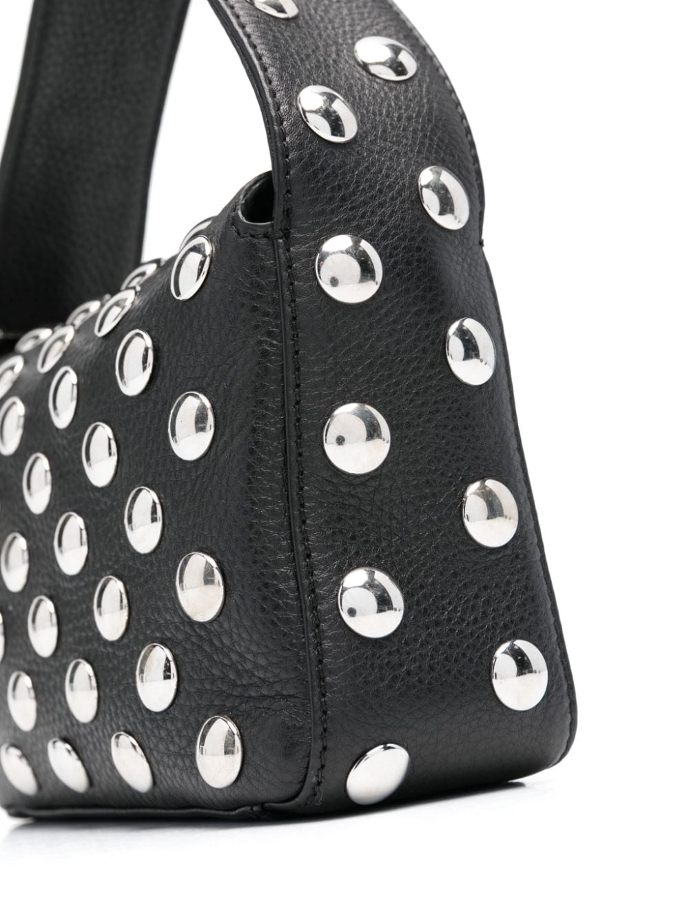 KHAITE Mini Leather Handbag with Stud Embellishments