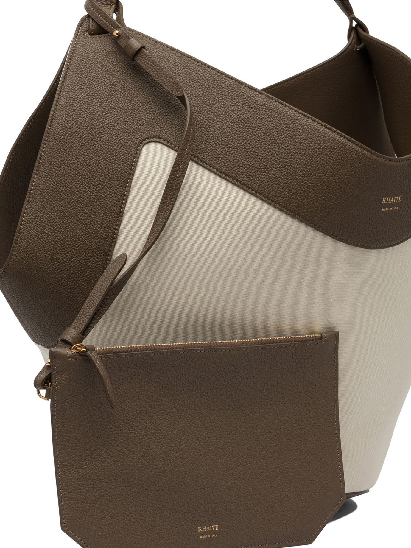 KHAITE Leather Shoulder Handbag 40X56X22 CM