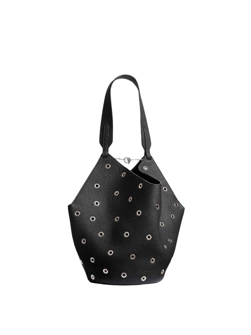 KHAITE Mini Perforated Handbag