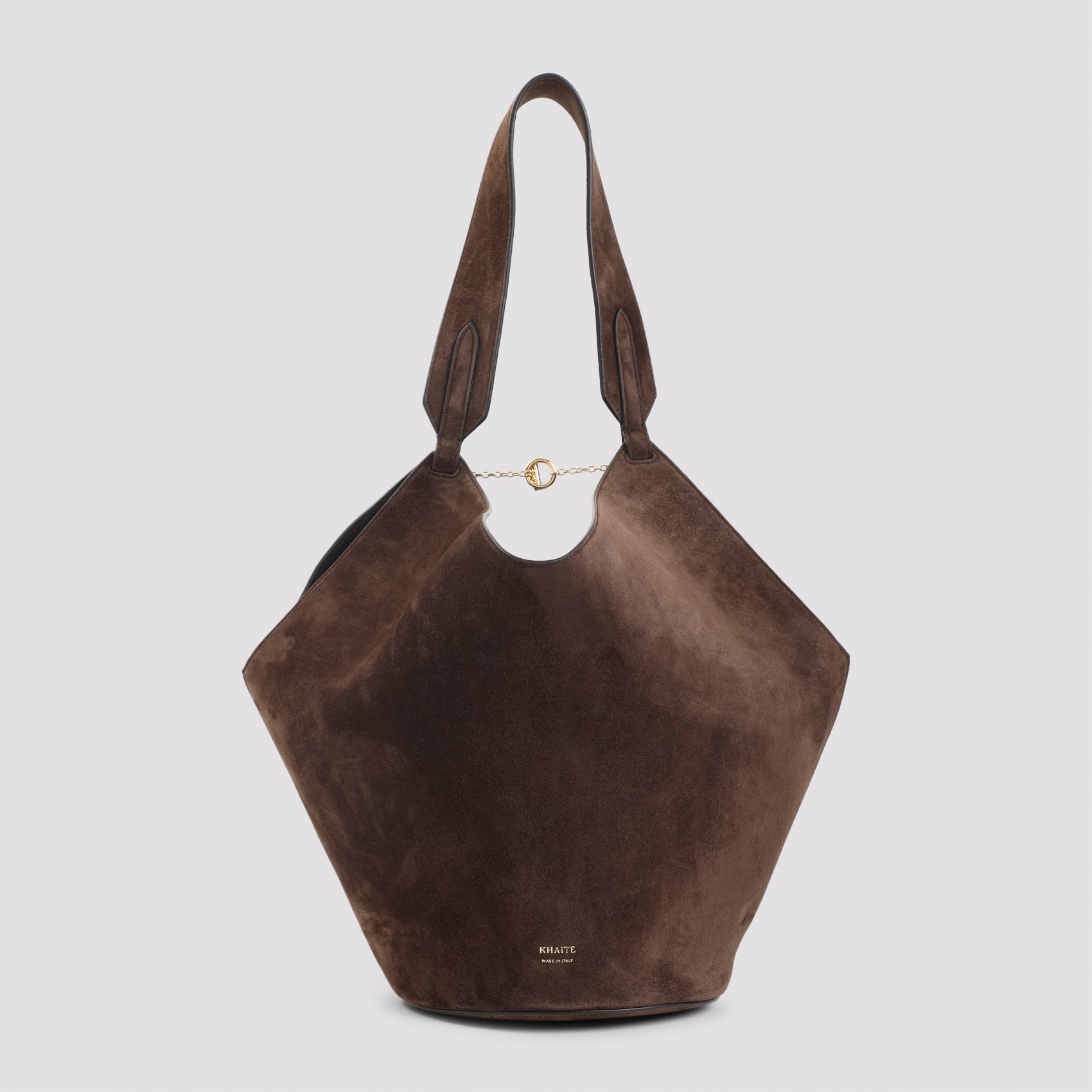 KHAITE Mini Leather Skin Tote Handbag