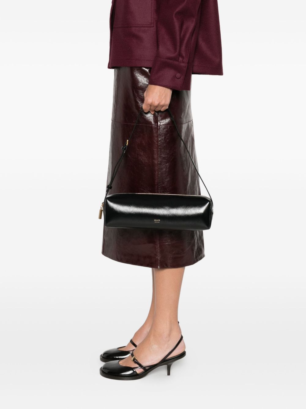 KHAITE Mini Leather Shoulder Handbag