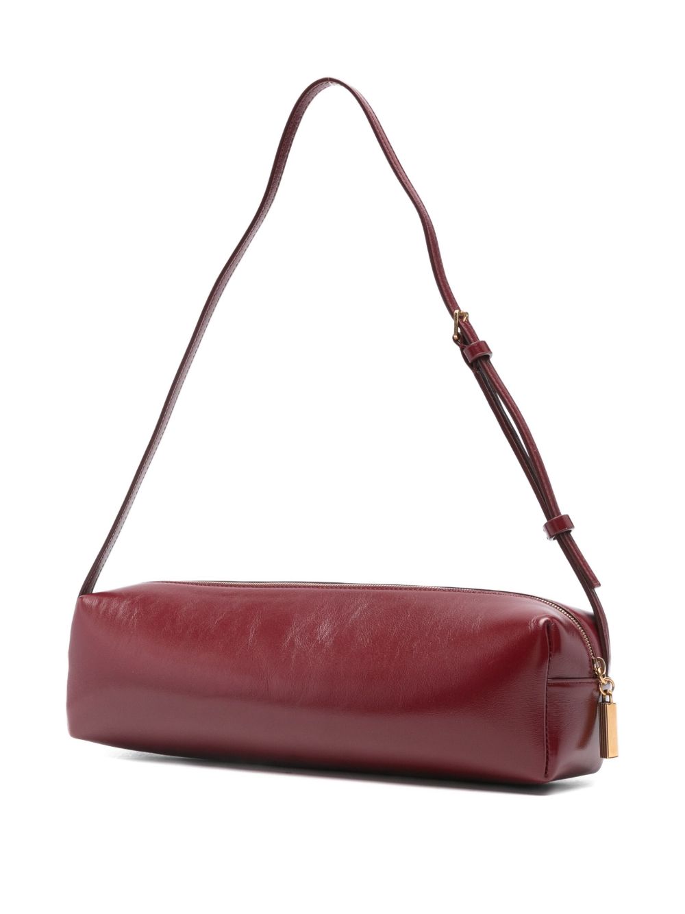 KHAITE Leather Shoulder Handbag - Cylindrical Shape