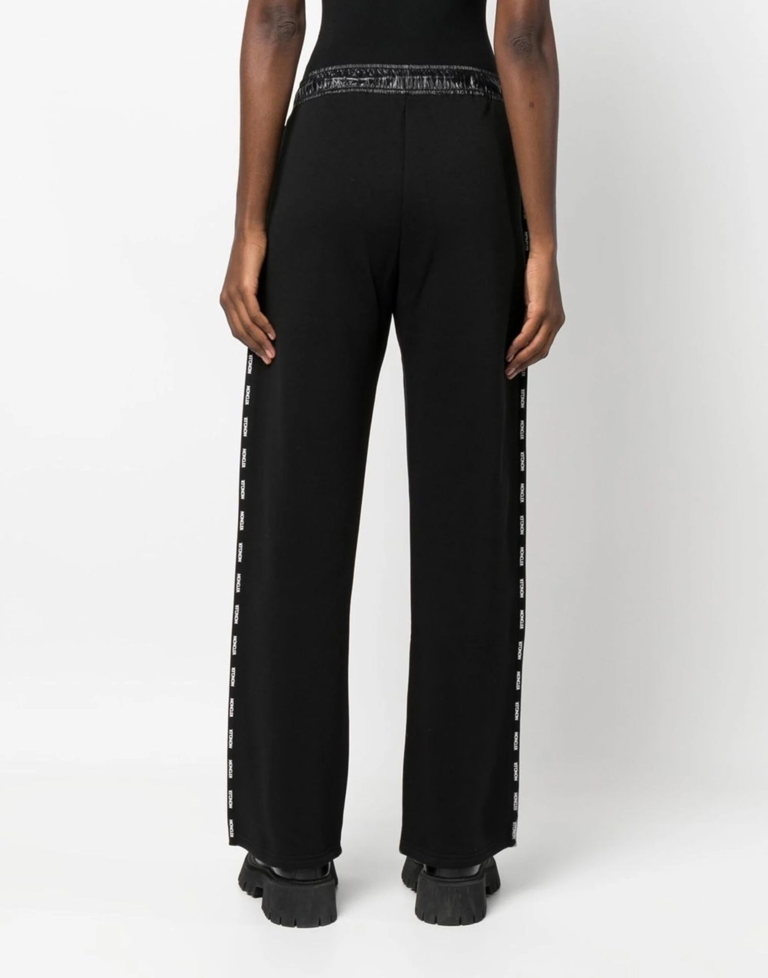 MONCLER Logo Trim Drawstring Track Pants