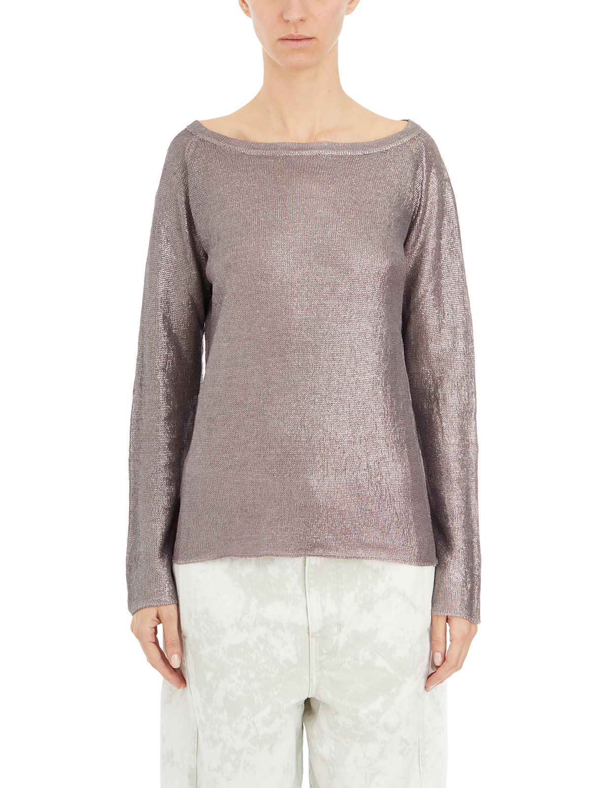 AVANT TOI Slim Fit Women’s Sweater with Boat Neck