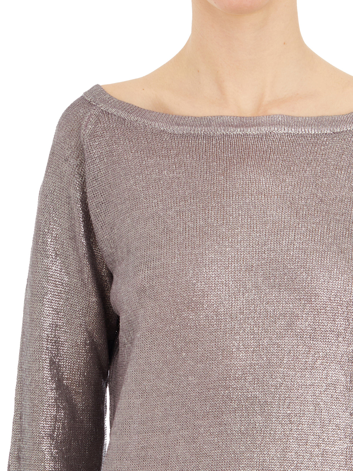 AVANT TOI Slim Fit Women’s Sweater with Boat Neck