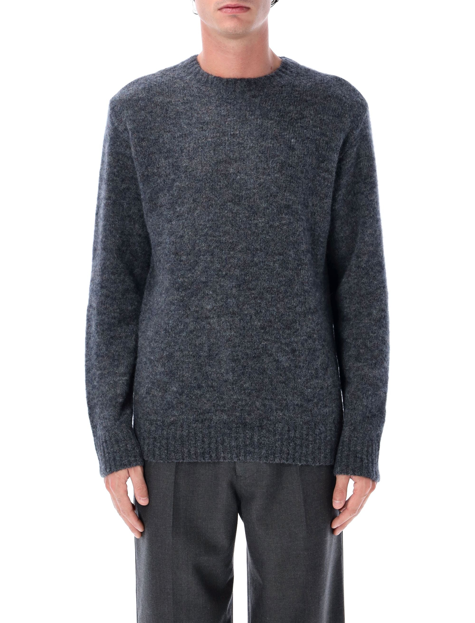 A.P.C. Men's Lucas Alpaca Blend Crew Neck Sweater - Size L