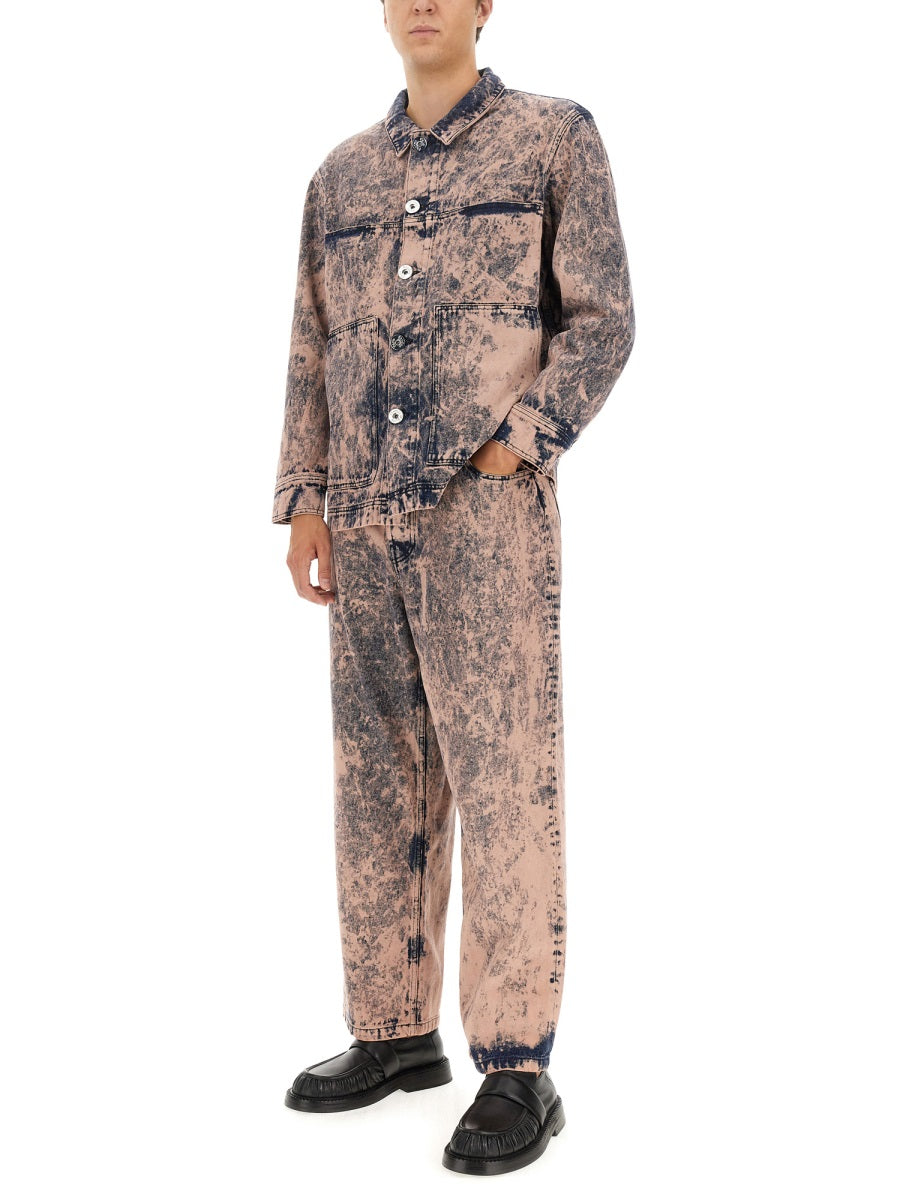 ETUDES STUDIO Wide Leg Organic Cotton Jeans - Size 50