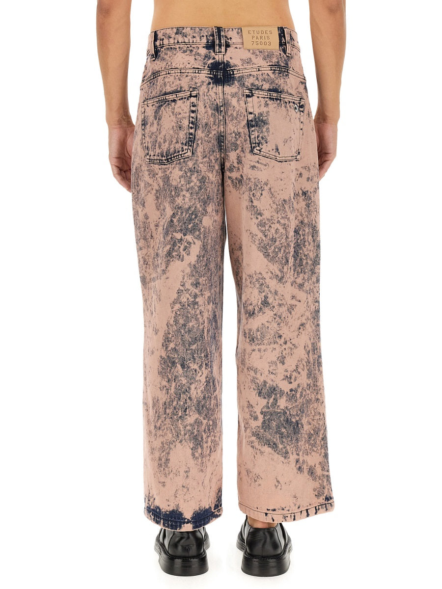 ETUDES STUDIO Wide Leg Organic Cotton Jeans - Size 50