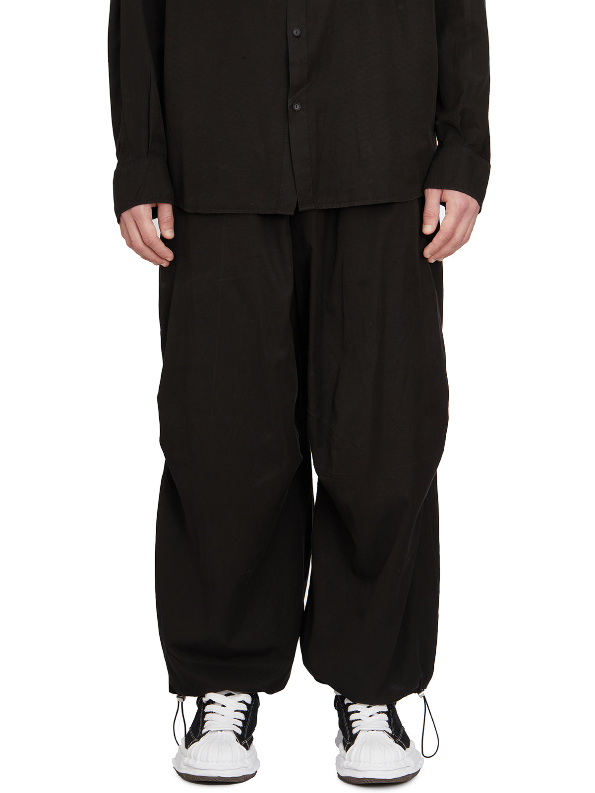 ANDREA YA'AQOV Wide Leg Cotton Pants - Size M