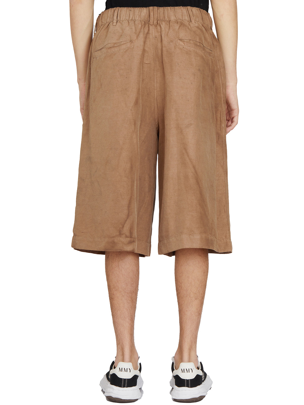 ANDREA YA'AQOV Men's Wide-Leg Bermuda Pants - Size M