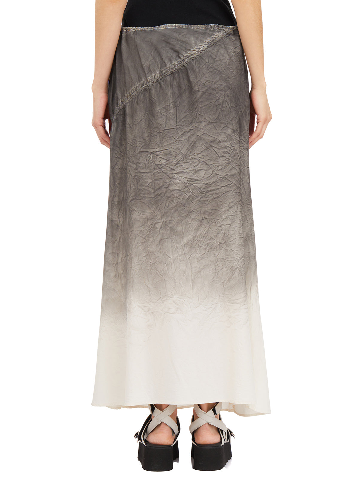 ANDREA YA'AQOV Culotte Mini Skirt with Crinkled Effect - Small