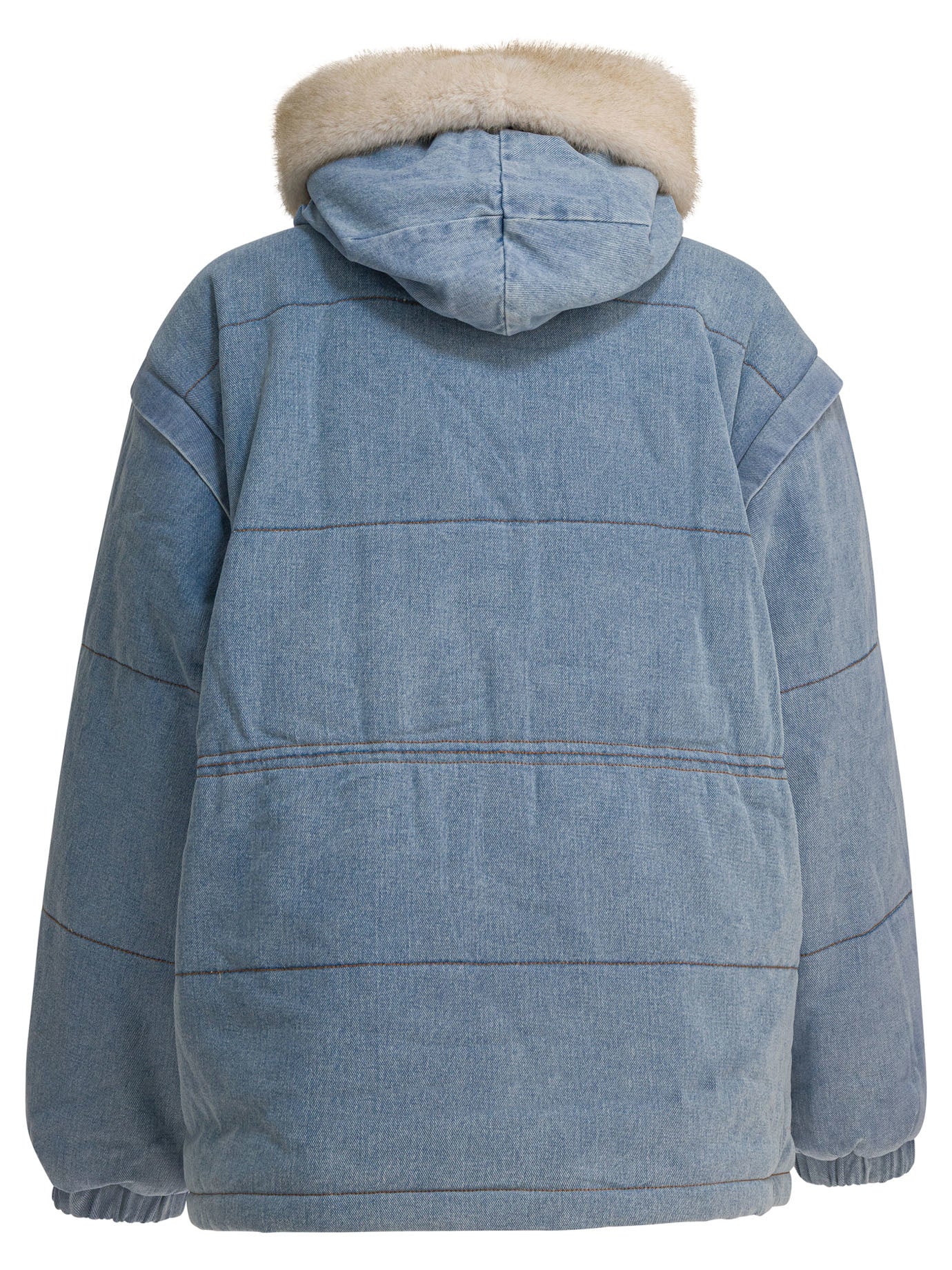 MAX & MOI Oversized Fit Down Jacket for Women