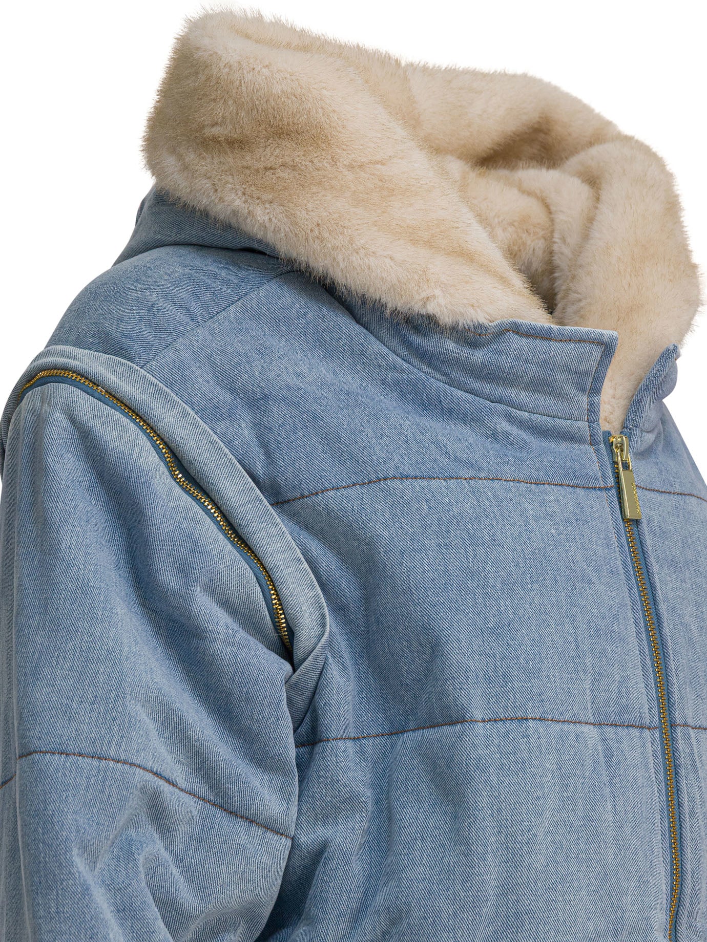 MAX & MOI Oversized Fit Down Jacket for Women