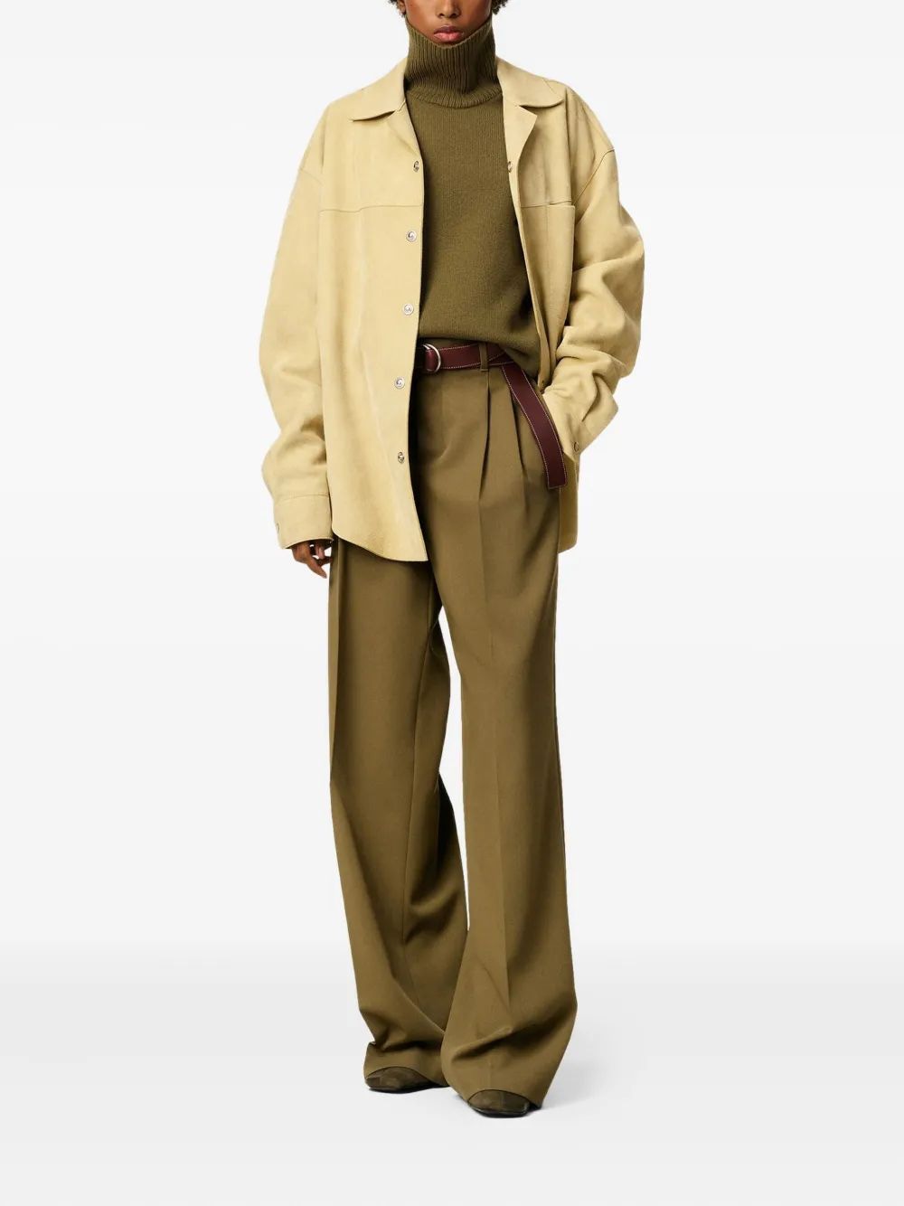 AMI PARIS LARGE Exclusive Wool Pants for Women