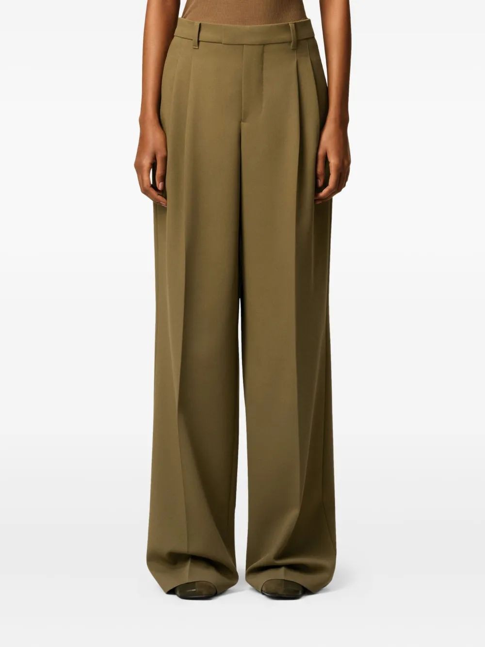 AMI PARIS LARGE Exclusive Wool Pants for Women