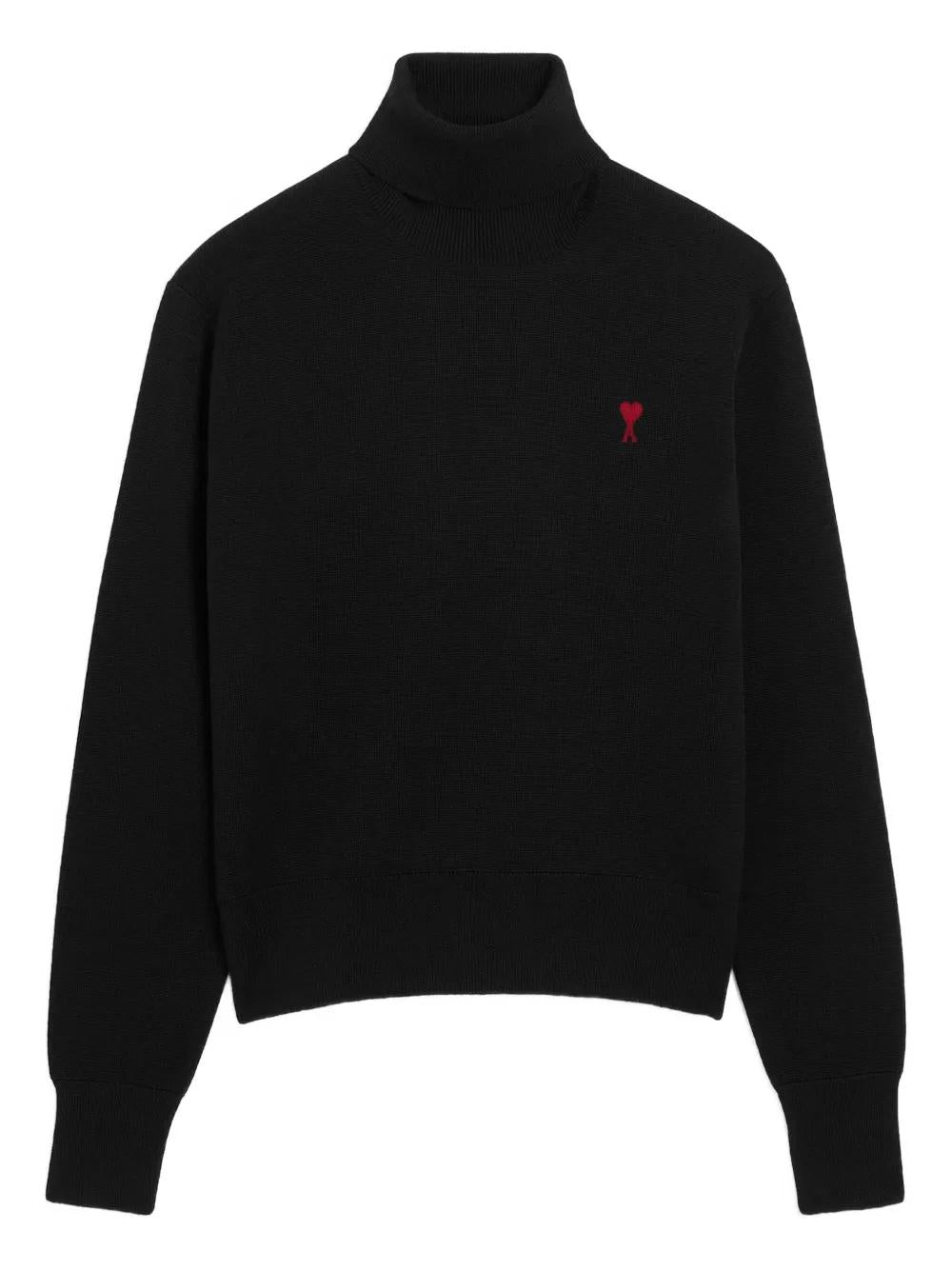 AMI PARIS AMI Of Coeur Turtleneck Sweater - FW25