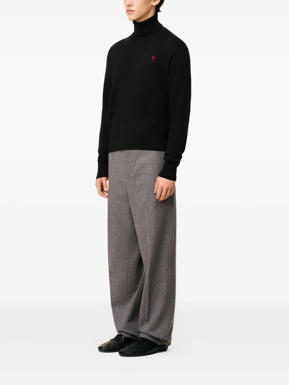 AMI PARIS AMI Of Coeur Turtleneck Sweater - FW25