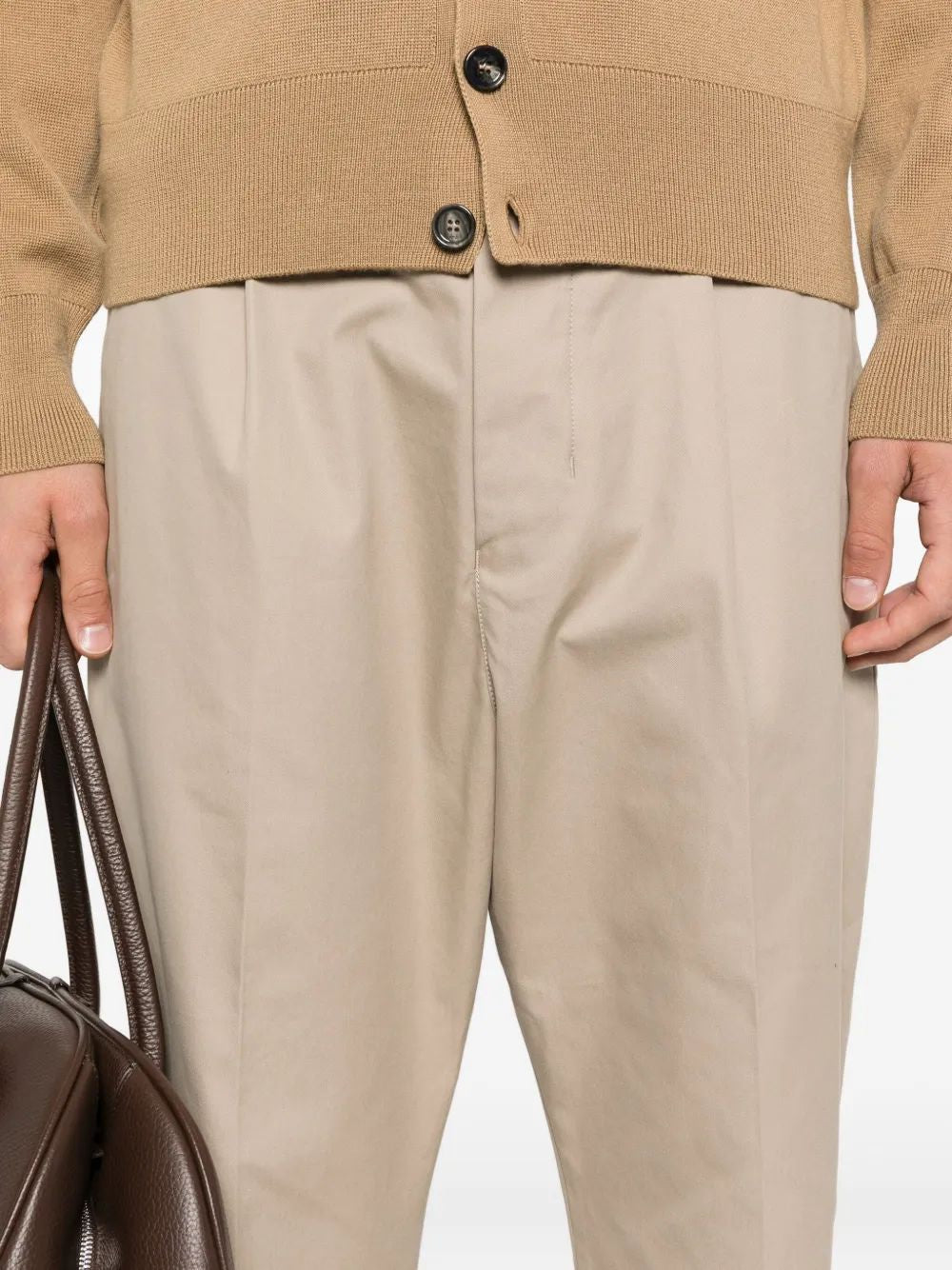 AMI PARIS Chic Carrot Fit Pants for Men