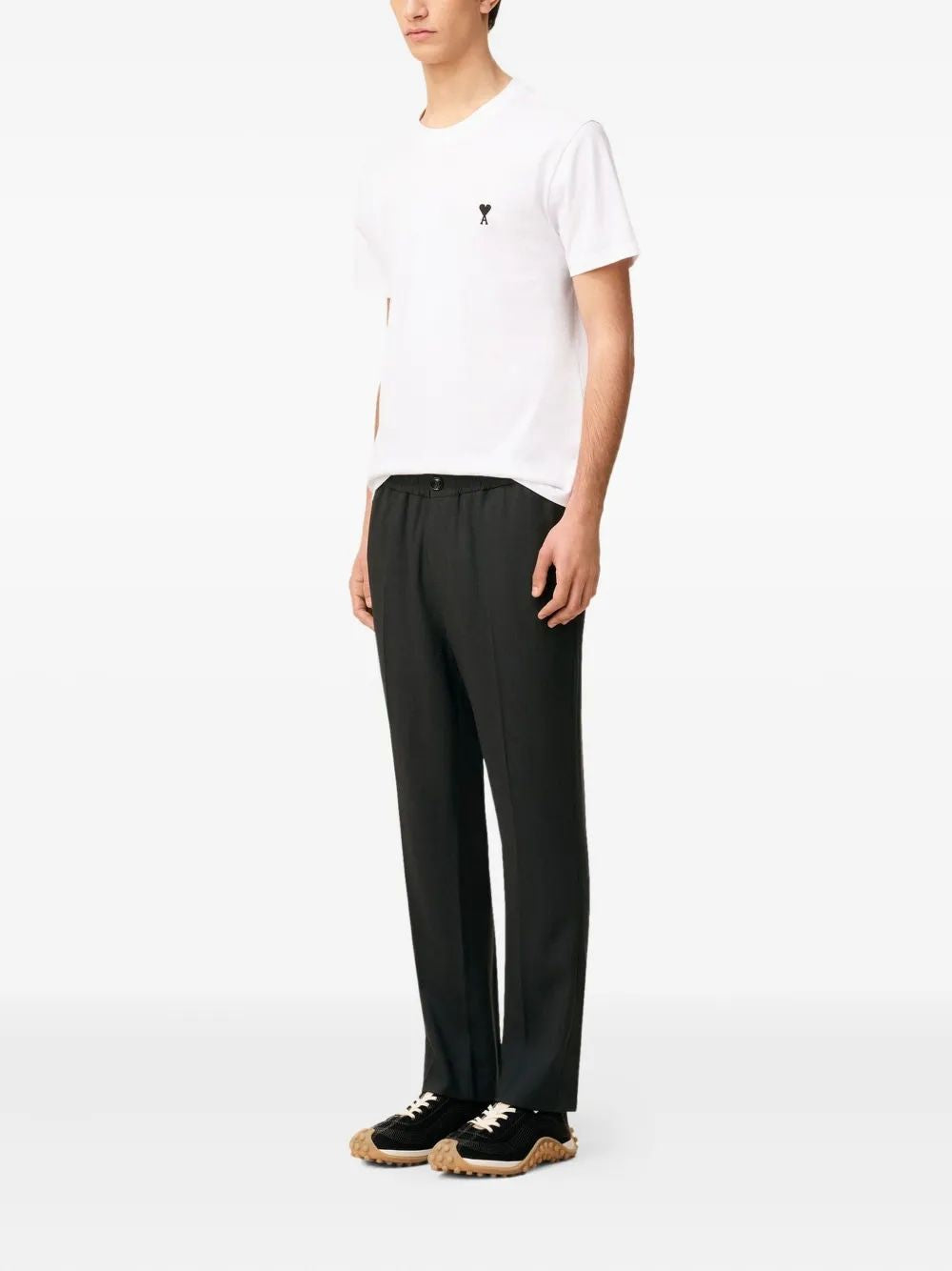 AMI PARIS Wool Trousers for Men - FW25 Collection