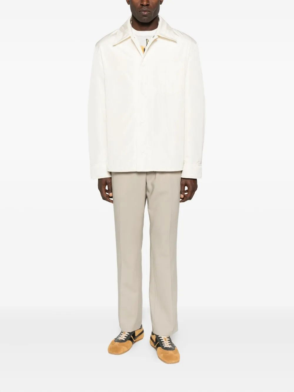 AMI PARIS Men's Wool Pants for Fall/Winter 2025