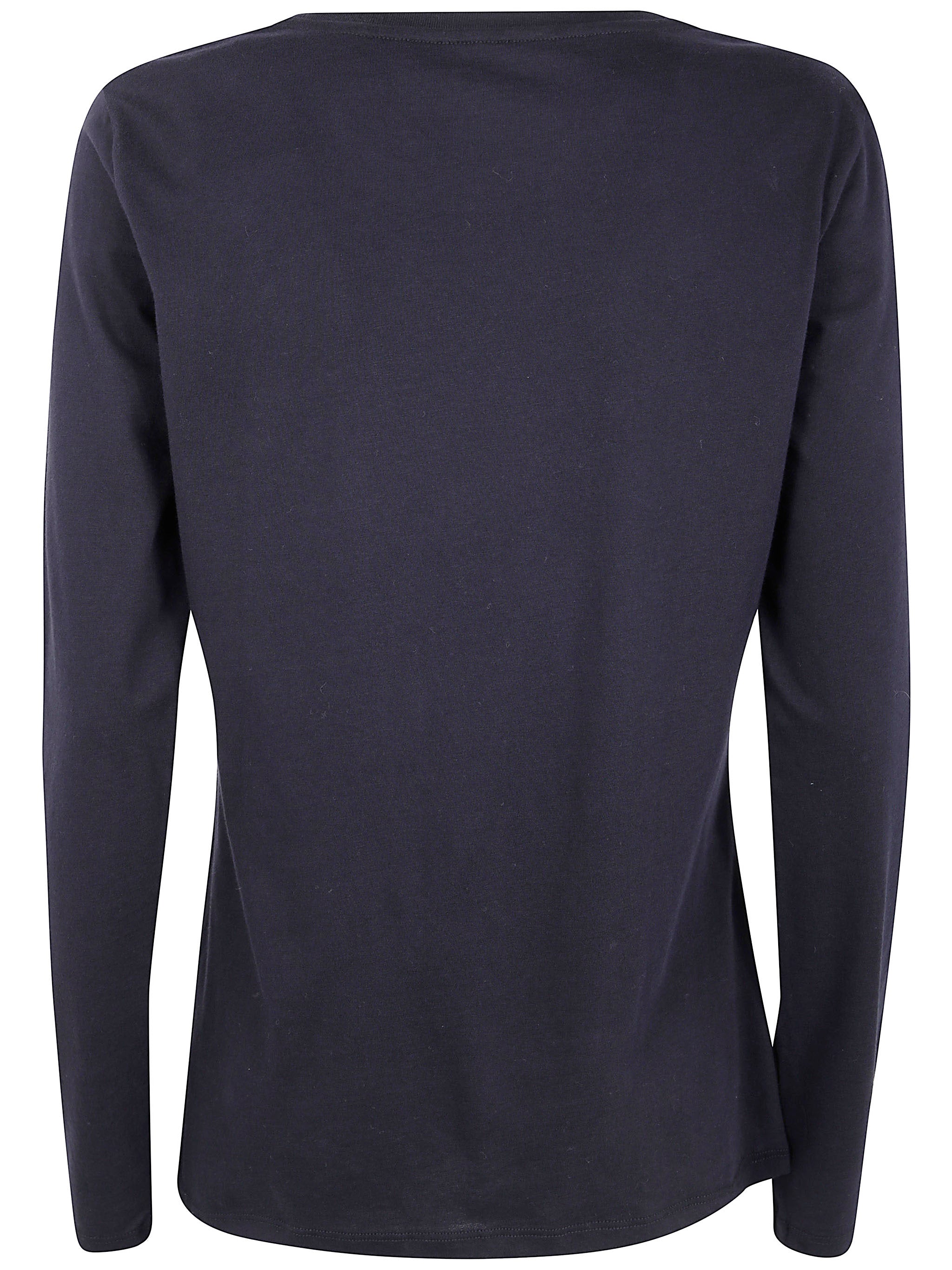 Majestic Round Neck Long Sleeve Sweater