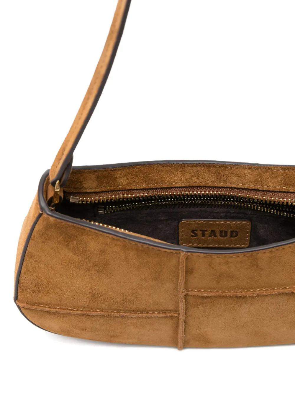 STAUD Patchwork Mini Shoulder Handbag