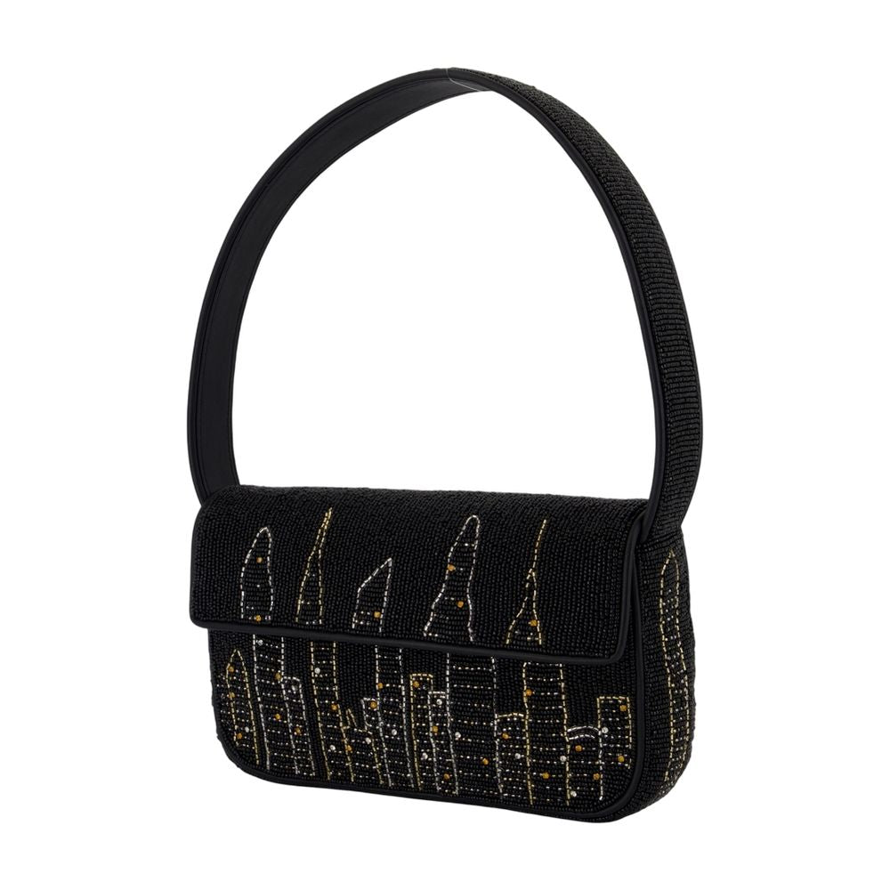 STAUD Mini Beaded Shoulder Bag