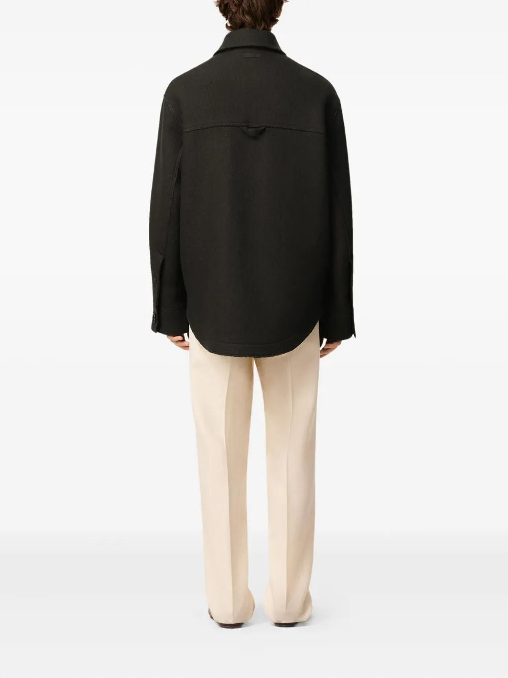 AMI PARIS Button-Down Wool Outerwear for Men