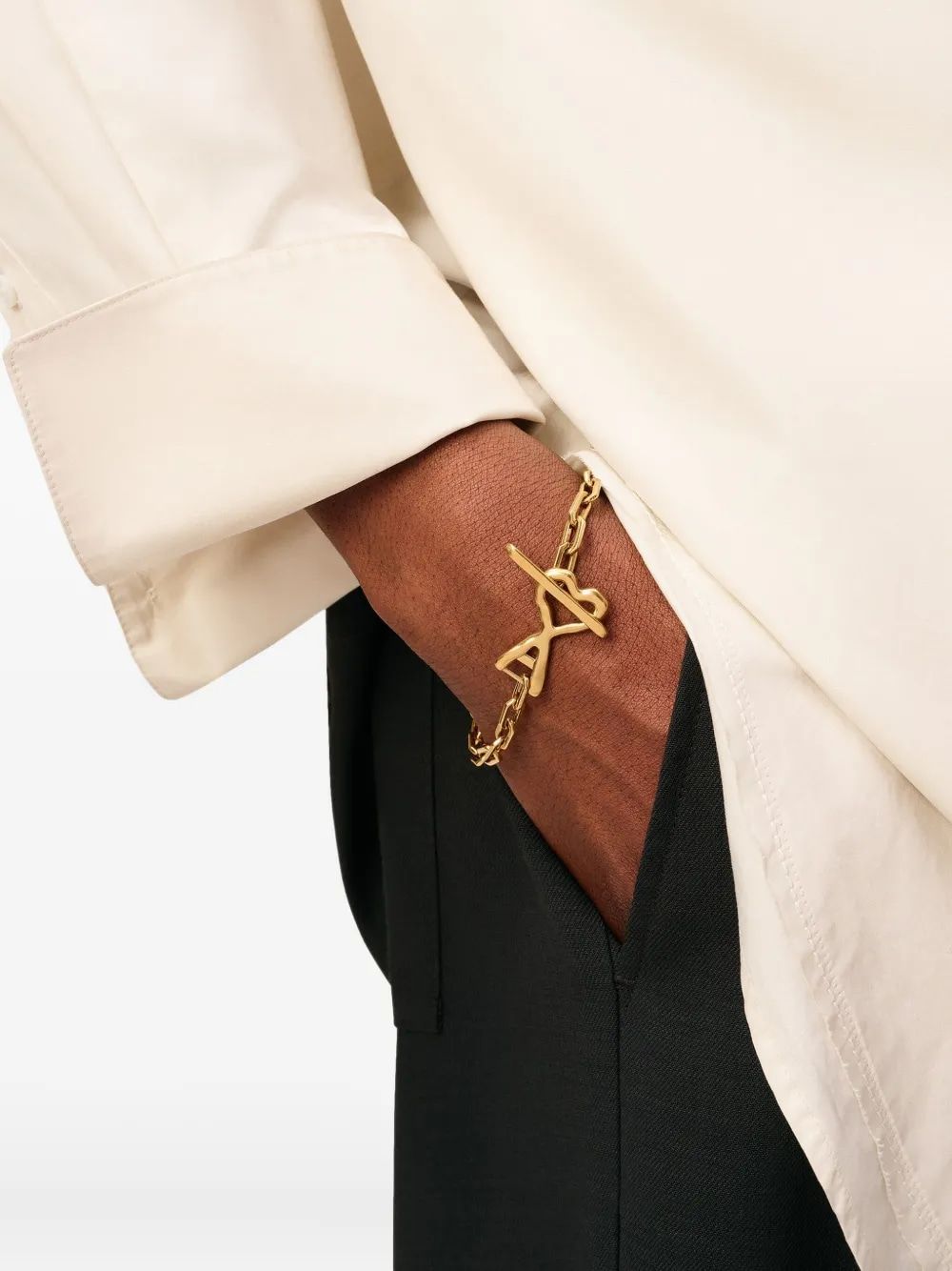 AMI PARIS Sleek Metal Bracelet