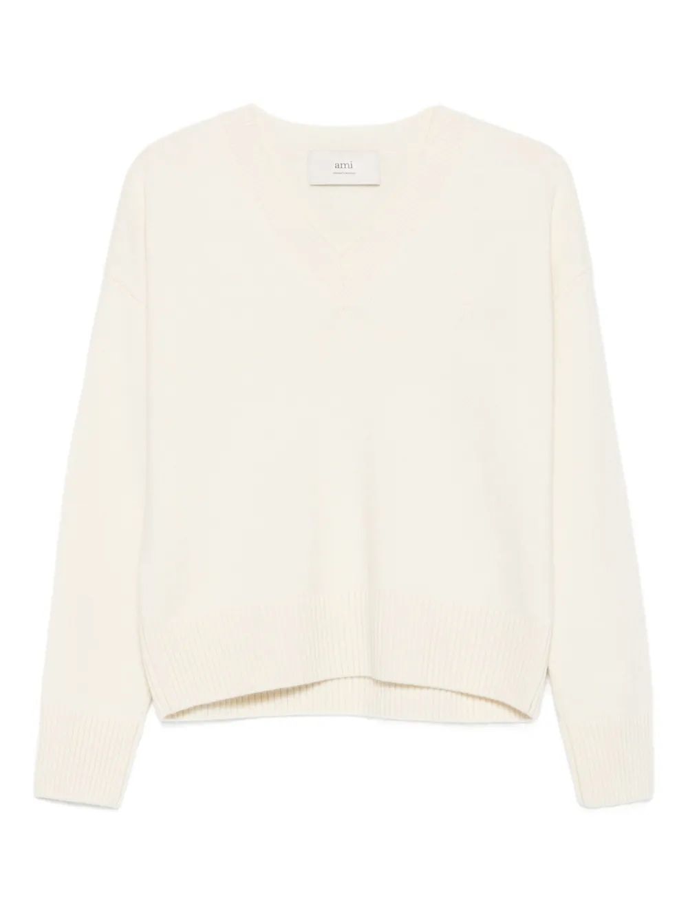 AMI PARIS Womens Matis Knit Sweater