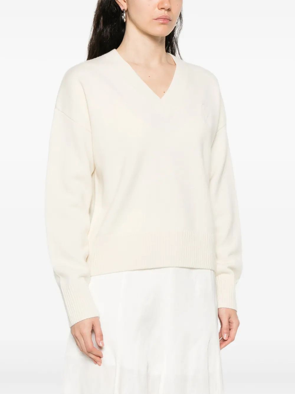 AMI PARIS Womens Matis Knit Sweater