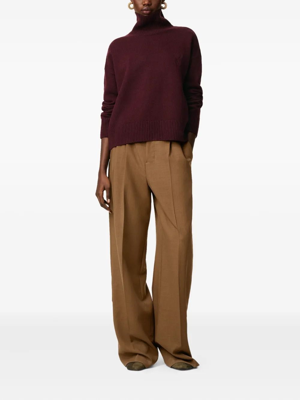 AMI PARIS Chic Wool Knitwear for Women - FW25 Collection