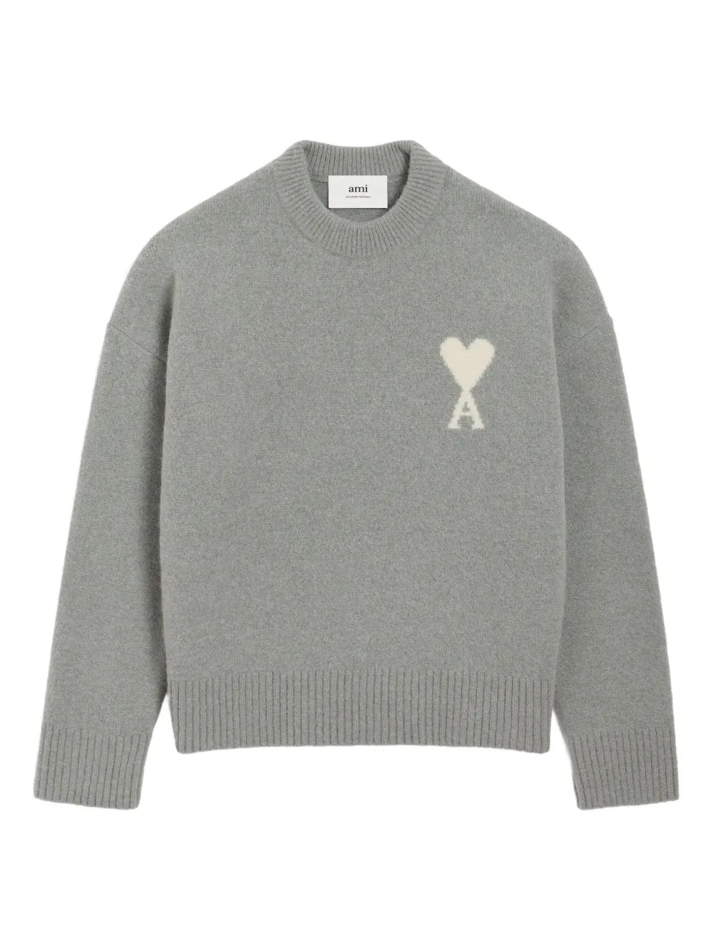 AMI PARIS Men's Wool Crewneck Sweater