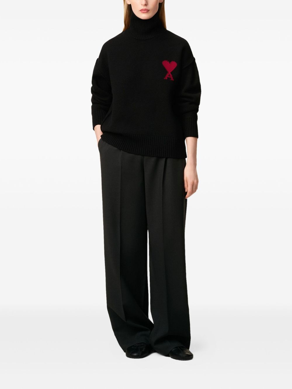 AMI Contrast Sweater for Men