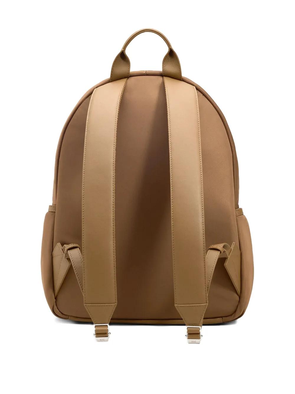 AMI PARIS Padded Design Rucksack with Adjustable Straps